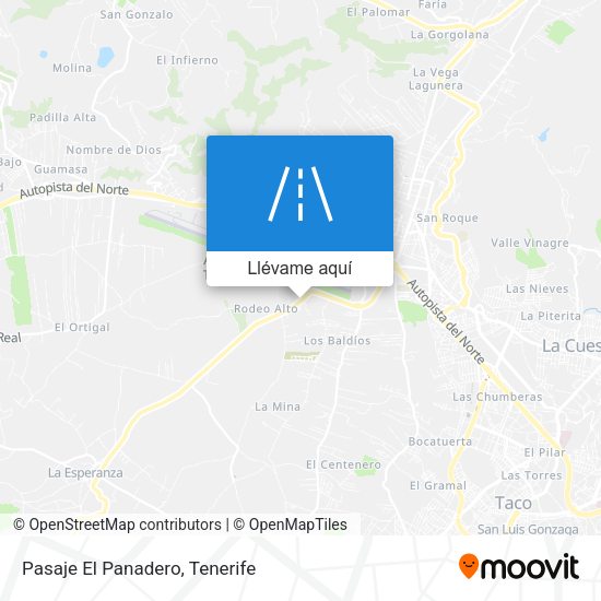 Mapa Pasaje El Panadero