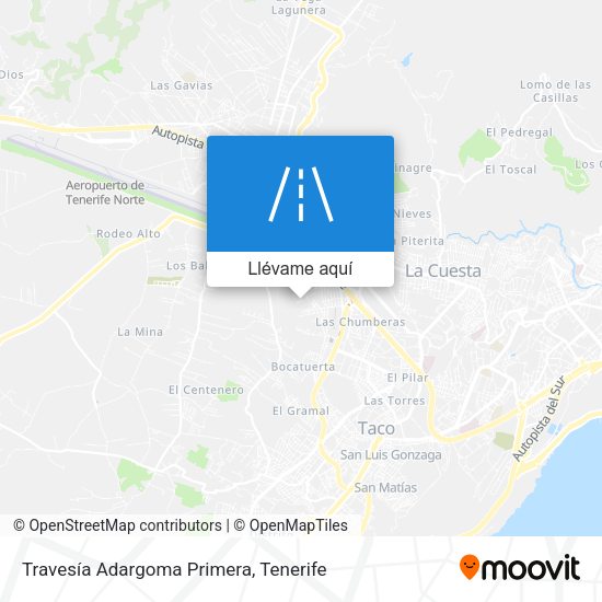 Mapa Travesía Adargoma Primera
