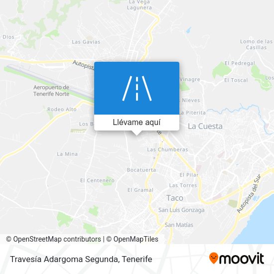 Mapa Travesía Adargoma Segunda