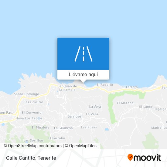 Mapa Calle Cantito
