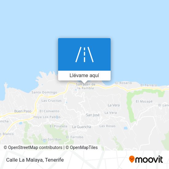 Mapa Calle La Malaya