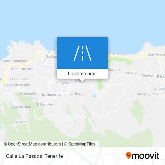Mapa Calle La Pasada