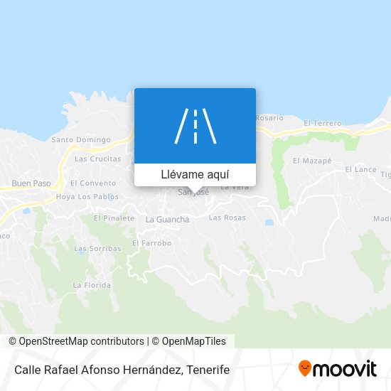 Mapa Calle Rafael Afonso Hernández