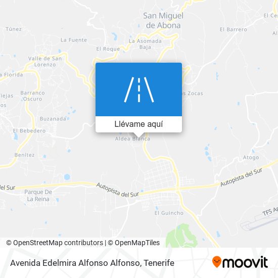 Mapa Avenida Edelmira Alfonso Alfonso