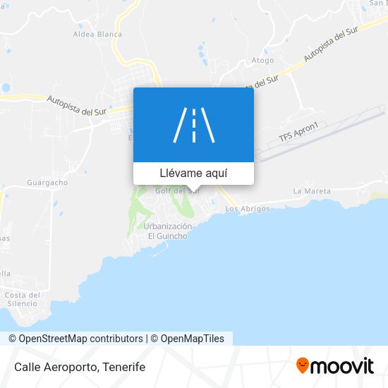 Mapa Calle Aeroporto