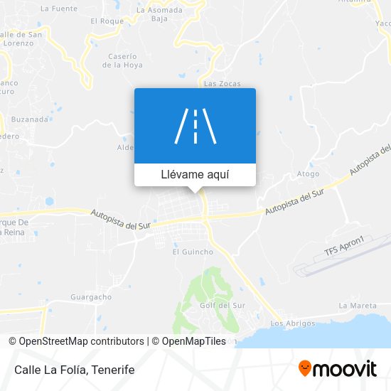 Mapa Calle La Folía