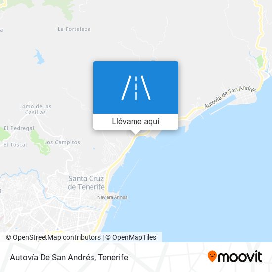 Mapa Autovía De San Andrés
