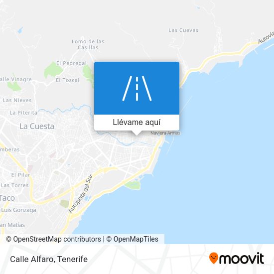 Mapa Calle Alfaro