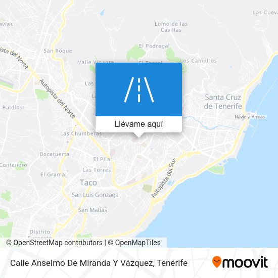 Mapa Calle Anselmo De Miranda Y Vázquez
