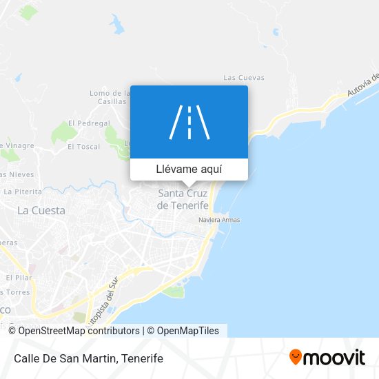 Mapa Calle De San Martin
