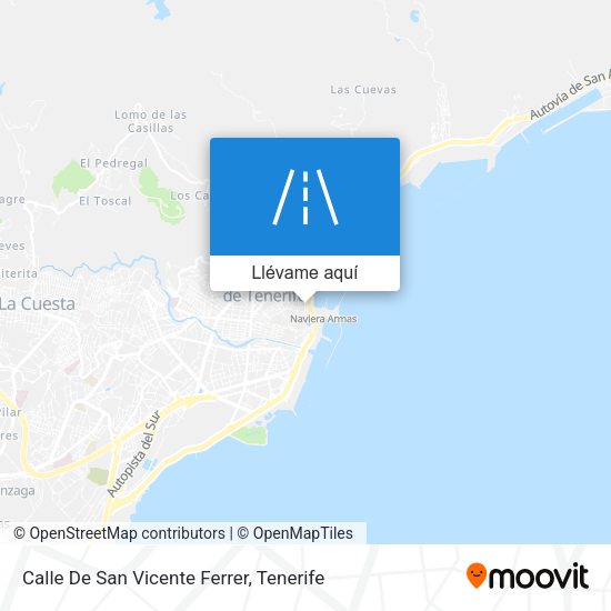 Mapa Calle De San Vicente Ferrer