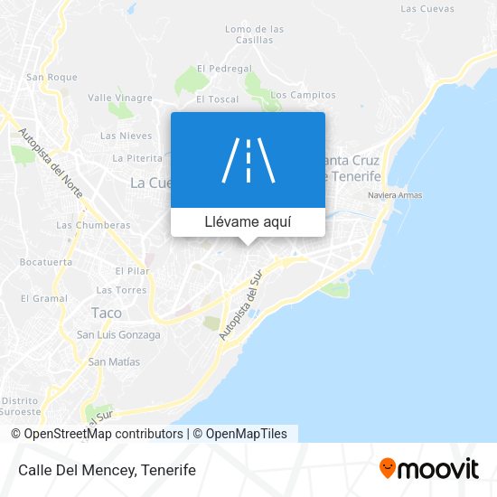 Mapa Calle Del Mencey