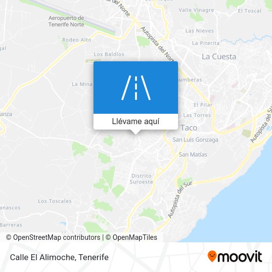 Mapa Calle El Alimoche