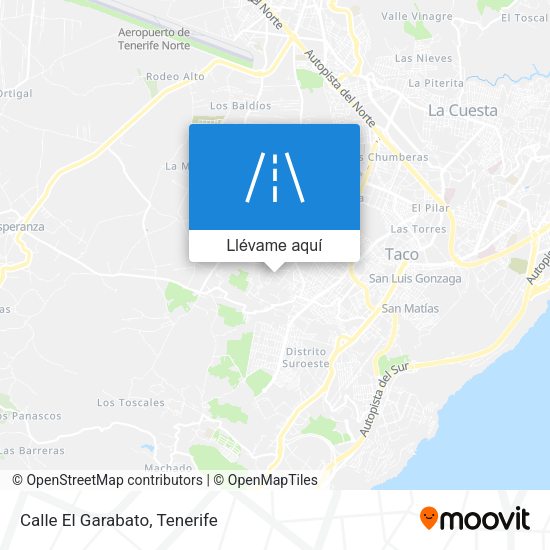 Mapa Calle El Garabato