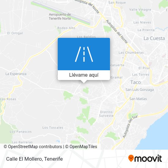 Mapa Calle El Mollero