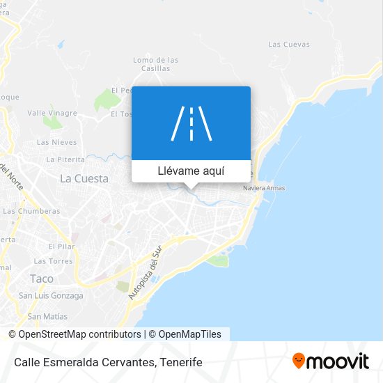 Mapa Calle Esmeralda Cervantes