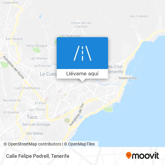 Mapa Calle Felipe Pedrell