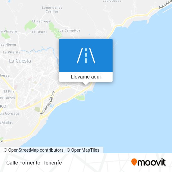 Mapa Calle Fomento