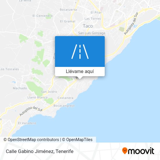 Mapa Calle Gabino Jiménez