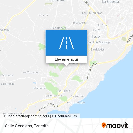 Mapa Calle Genciana
