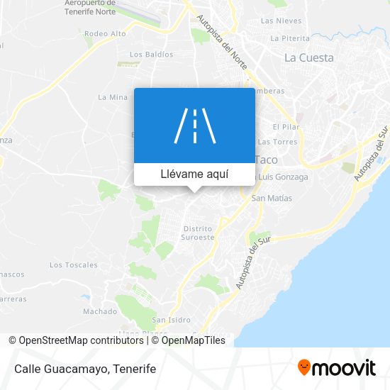 Mapa Calle Guacamayo