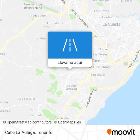 Mapa Calle La Aulaga