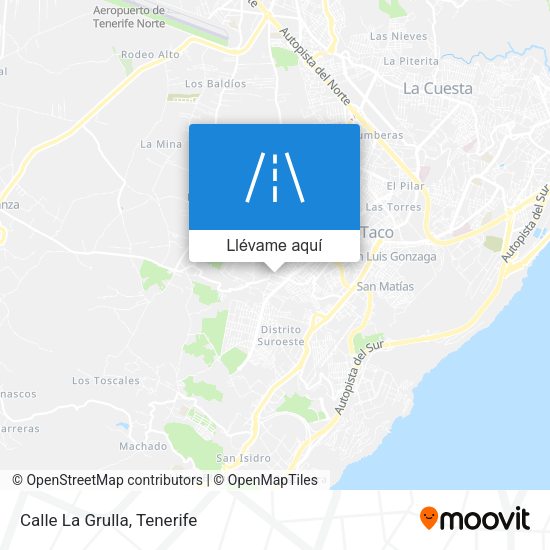 Mapa Calle La Grulla