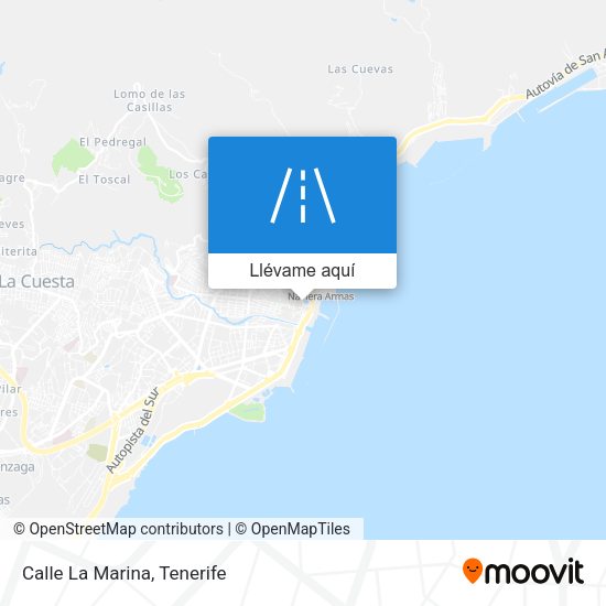 Mapa Calle La Marina