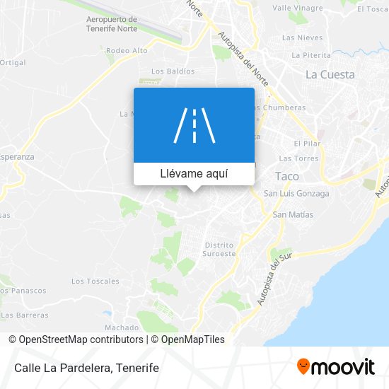 Mapa Calle La Pardelera