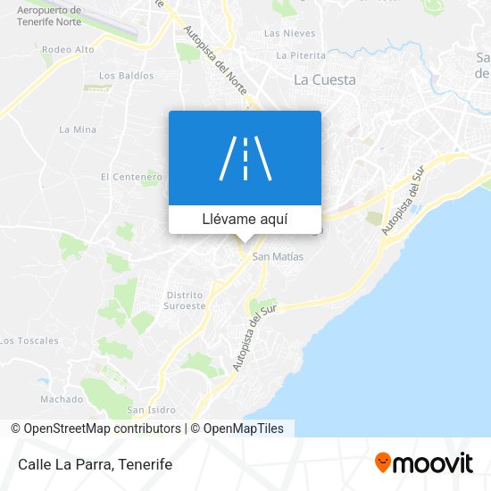 Mapa Calle La Parra
