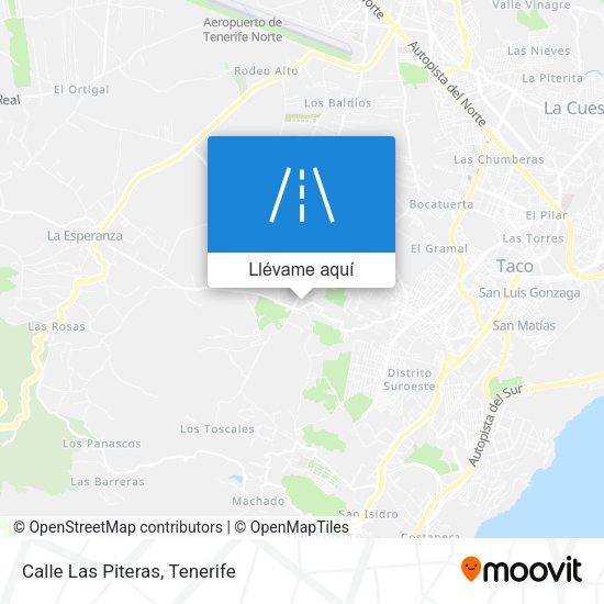 Mapa Calle Las Piteras