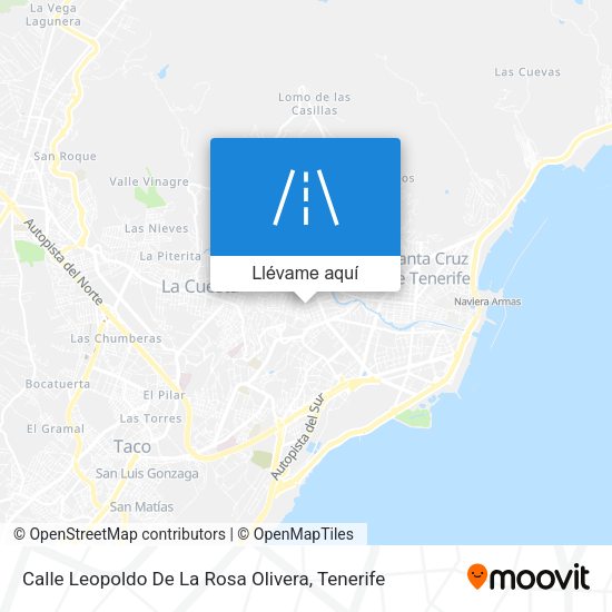 Mapa Calle Leopoldo De La Rosa Olivera