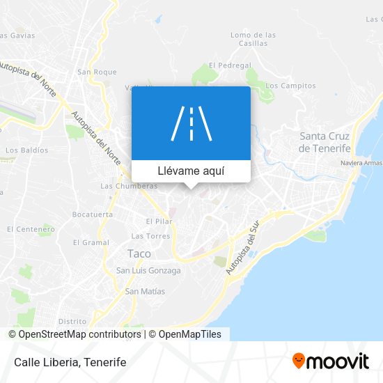 Mapa Calle Liberia