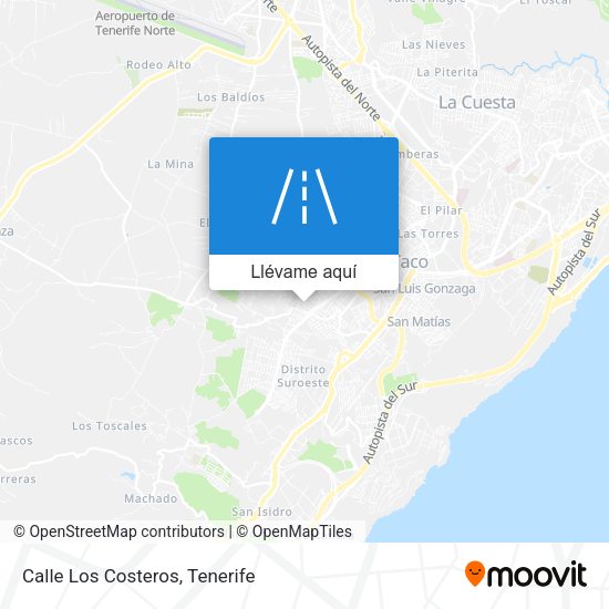 Mapa Calle Los Costeros