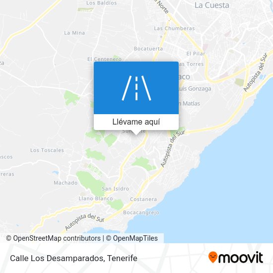 Mapa Calle Los Desamparados