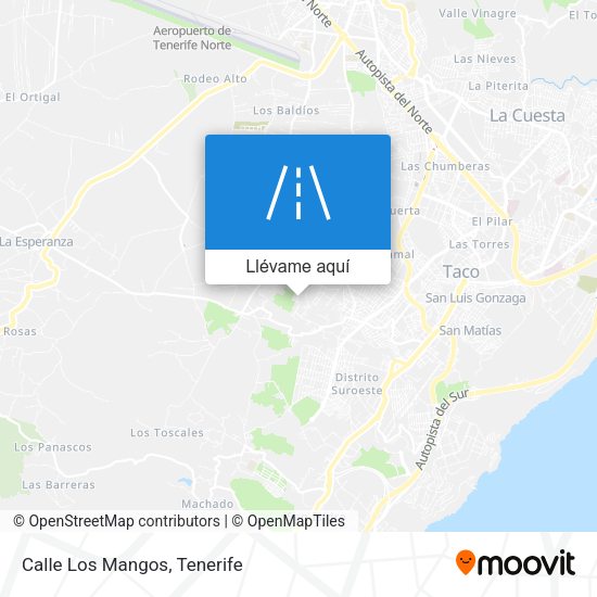 Mapa Calle Los Mangos