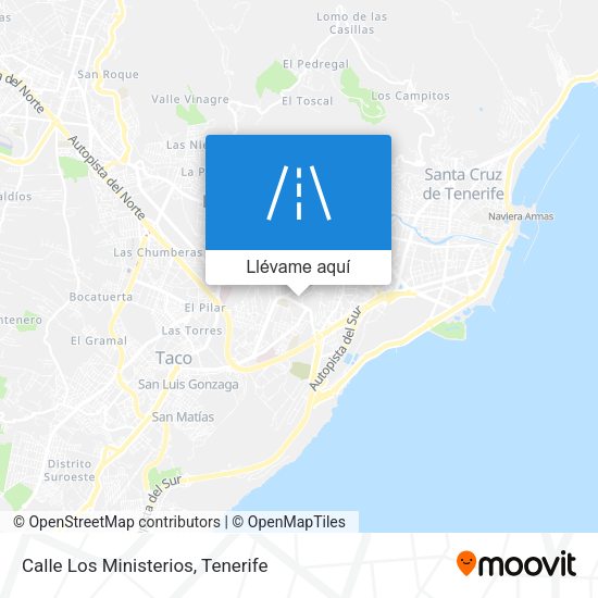 Mapa Calle Los Ministerios