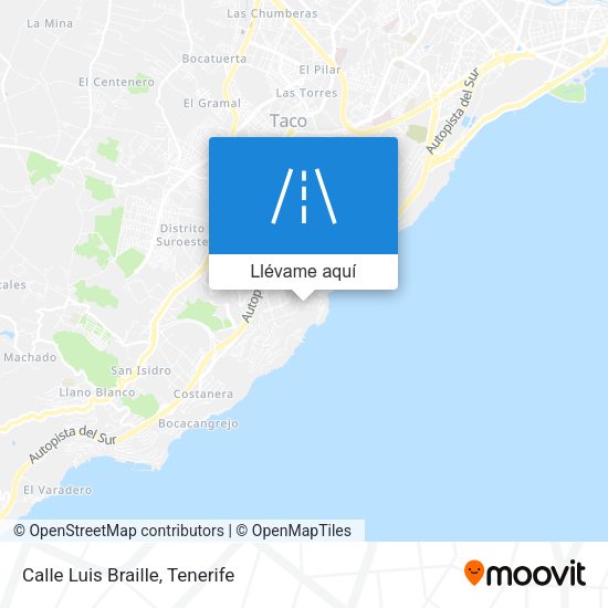 Mapa Calle Luis Braille