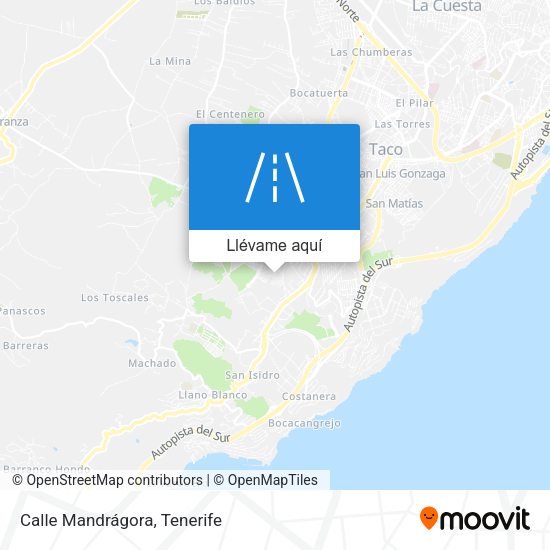 Mapa Calle Mandrágora