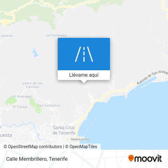 Mapa Calle Membrillero
