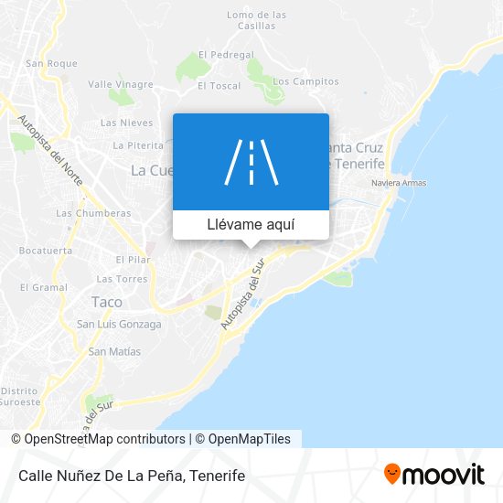 Mapa Calle Nuñez De La Peña