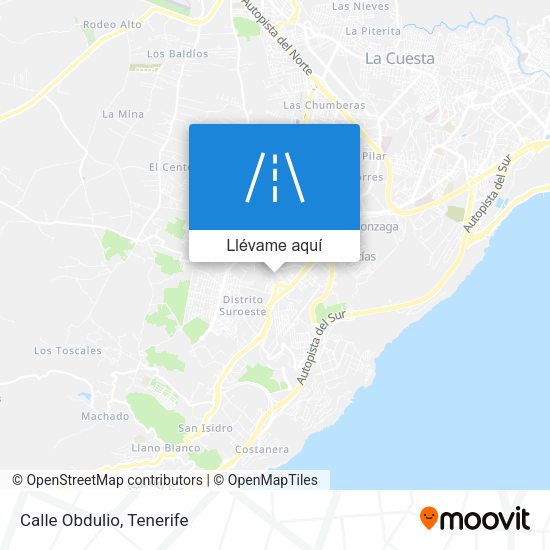 Mapa Calle Obdulio