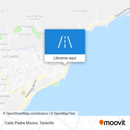 Mapa Calle Padre Moore