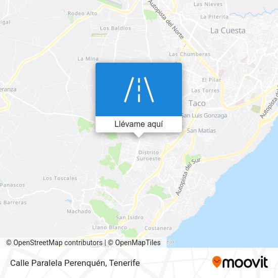 Mapa Calle Paralela Perenquén