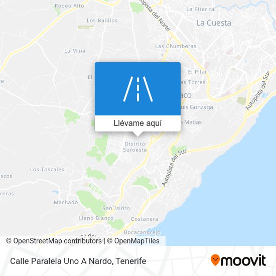 Mapa Calle Paralela Uno A Nardo