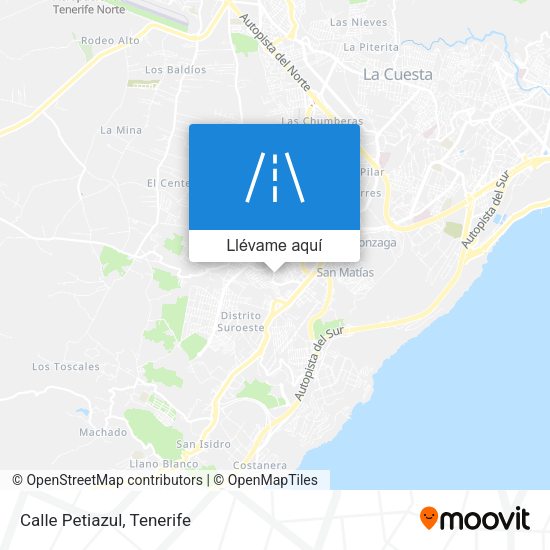 Mapa Calle Petiazul