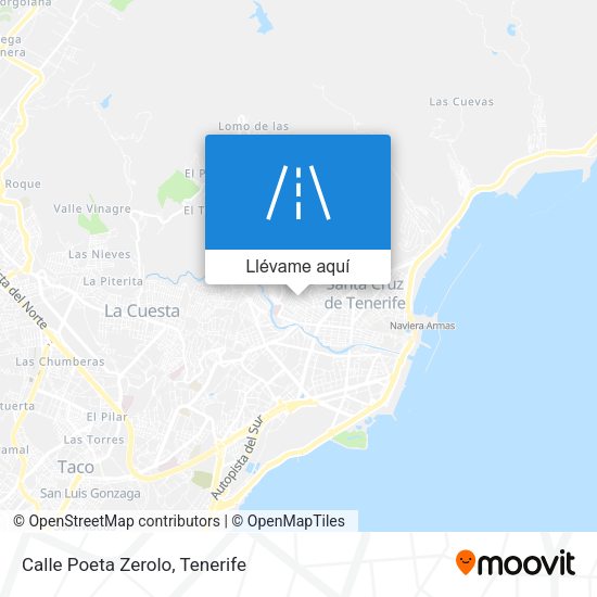 Mapa Calle Poeta Zerolo