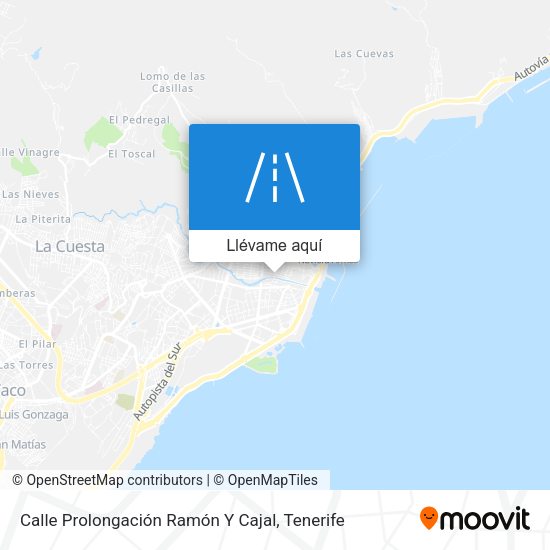 Mapa Calle Prolongación Ramón Y Cajal