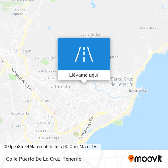 Mapa Calle Puerto De La Cruz
