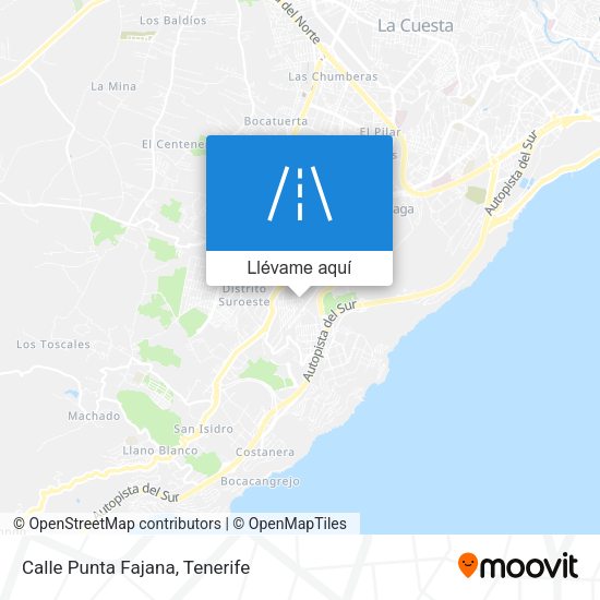 Mapa Calle Punta Fajana